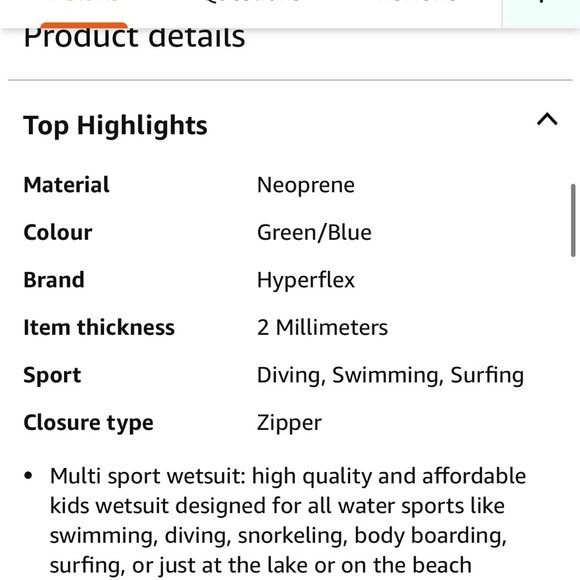 Kids wetsuit (8) - Picture 10 of 11